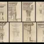1733 HUGE Architecture Vignola Palladio Serlio Evelyn English FOLIO Fleart ART
