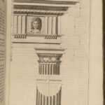 1733 HUGE Architecture Vignola Palladio Serlio Evelyn English FOLIO Fleart ART