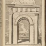 1733 HUGE Architecture Vignola Palladio Serlio Evelyn English FOLIO Fleart ART