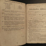 1781 EARLY American Mathematics Dilworth Schoolmaster’s Assistant Philadelphia