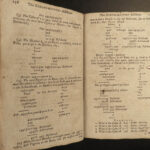 1781 EARLY American Mathematics Dilworth Schoolmaster’s Assistant Philadelphia