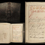 1790 Handwritten German Bible Manuscript Prayer Devotion Konigliche Fraktur ART