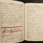 1790 Handwritten German Bible Manuscript Prayer Devotion Konigliche Fraktur ART