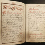 1790 Handwritten German Bible Manuscript Prayer Devotion Konigliche Fraktur ART