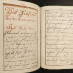 1790 Handwritten German Bible Manuscript Prayer Devotion Konigliche Fraktur ART