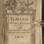 1791 1ed Almanach Genealogique PRUSSIA History Frederick II Illustrated Germany
