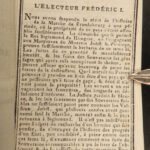 1791 1ed Almanach Genealogique PRUSSIA History Frederick II Illustrated Germany