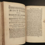 1716 Loudon Devils Demon Possessions Witchcraft Exorcism Occult Grandier Sorcery