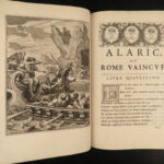 1654 King Alaric Visigoth Sack of ROME Scudery Illustrated FOLIO Queen Sweden