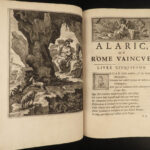 1654 King Alaric Visigoth Sack of ROME Scudery Illustrated FOLIO Queen Sweden