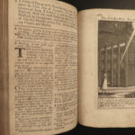 1713 Anglican Common Prayer Baskett BIBLE Psalms Articles Queen Anne England ART