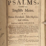 1713 Anglican Common Prayer Baskett BIBLE Psalms Articles Queen Anne England ART