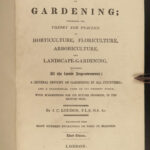 1825 Encyclopedia of Gardening Loudon Botany Horticulture Floriculture Gardens
