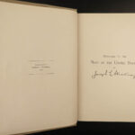 1899 Admiral George Dewey SIGNED 1st/1st War in the Philippines Manila Bay Navy