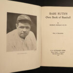 1928 1st/1st Babe Ruth Own Book of Baseball George Herman Ruth NY Yankees MLB