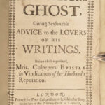 1656 1ed Nicholas Culpeper’s Ghost Seasonable Advice Medicine Pamphlet RARE