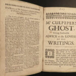 1656 1ed Nicholas Culpeper’s Ghost Seasonable Advice Medicine Pamphlet RARE