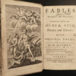 1721 Dryden Fables Ancient & Modern Homer Ovid Chaucer Boccaccio English Lit