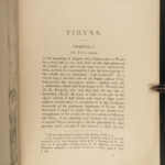 1885 1ed Schliemann Tiryns Archaeology Homer Iliad Excavation Color Illustrated