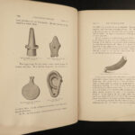 1885 1ed Schliemann Tiryns Archaeology Homer Iliad Excavation Color Illustrated