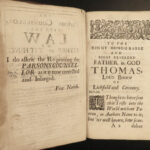 1677 English LAW Simon Degge Parsons Counsellor Church Tithes Clergy Duties RARE