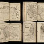 1718 Prideaux BIBLE MAPS Holy Land Egypt Greek ROME Kings Herod 2v HUGE FOLIOS
