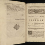 1718 Prideaux BIBLE MAPS Holy Land Egypt Greek ROME Kings Herod 2v HUGE FOLIOS