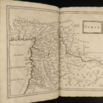 1718 Prideaux BIBLE MAPS Holy Land Egypt Greek ROME Kings Herod 2v HUGE FOLIOS