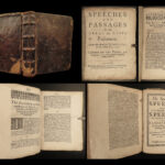 1641 English CIVIL WAR 1ed Speeches in British Parliament Ancient LAWS Knights