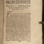 1641 English CIVIL WAR 1ed Speeches in British Parliament Ancient LAWS Knights