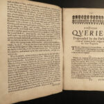 1641 English CIVIL WAR 1ed Speeches in British Parliament Ancient LAWS Knights