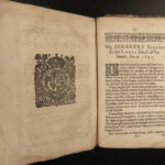 1641 English CIVIL WAR 1ed Speeches in British Parliament Ancient LAWS Knights