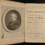 1697 COINS 1st ed Evelyn Numismata Illustrated Medals Physiognomy Numismatics