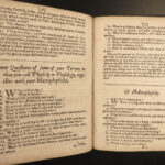 1659 1ed George Fox FAMOUS Primer for Scholars Mathematics Quaker Philosophy