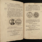 1697 COINS 1st ed Evelyn Numismata Illustrated Medals Physiognomy Numismatics