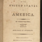 1796 1st ed EARLY Constitution & Laws of United States of America Politics RARE