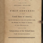 1796 1st ed EARLY Constitution & Laws of United States of America Politics RARE