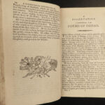 1799 Ossian Poems SCOTLAND Irish Mythology Ancient Poetry Fingal Macpherson 2v