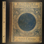 1890 Astronomy by Observation Illustrated Constellations STARS Sun Gravity Moon
