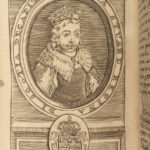 1704 Queen Elizabeth Tudor England Portraits Maps Henry VIII Anne Boleyn Leti 2v