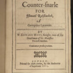 1613 RARE 1ed Edward Hoby Counter Snarle for Ishamel Rabshacheh King James Bible
