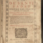 1614 Verdizotti Lives SAINTS Church Fathers Athanasius Italian Venice Woodcuts