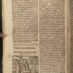 1614 Verdizotti Lives SAINTS Church Fathers Athanasius Italian Venice Woodcuts