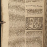 1614 Verdizotti Lives SAINTS Church Fathers Athanasius Italian Venice Woodcuts