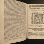 1614 Verdizotti Lives SAINTS Church Fathers Athanasius Italian Venice Woodcuts