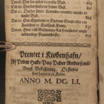 1651 1ed DANISH Golden Treasure Sonthomb Spener Pietism Copenhagen Denmark RARE