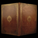 1700s French Royal Document Portfolio Leather Royal Arms Fleur-de-lis Binding