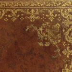 1700s French Royal Document Portfolio Leather Royal Arms Fleur-de-lis Binding