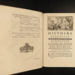 1774 Buffon Natural History SCIENCE Illustrated Mirrors Optics Archimedes Weapon