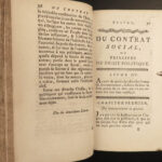 1790 Rousseau Social Contract Political Philosophy French Revolution Paris RARE